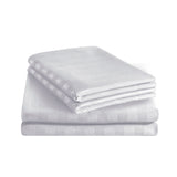 Stripe White Duvet Cover Set With Pillowcases