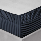 Navy Stripe Fitted Sheet 25CM