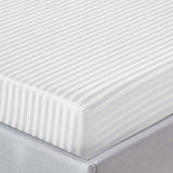 White Stripe Fitted Sheet 25CM