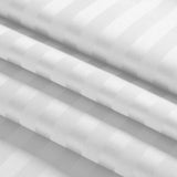 White Stripe Fitted Sheet 25CM