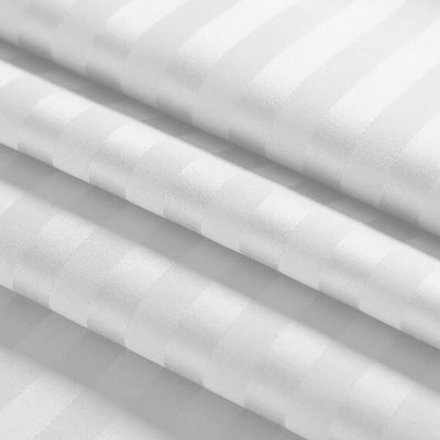 White Stripe Fitted Sheet 25CM