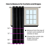 Black Velvet Eyelet Curtains