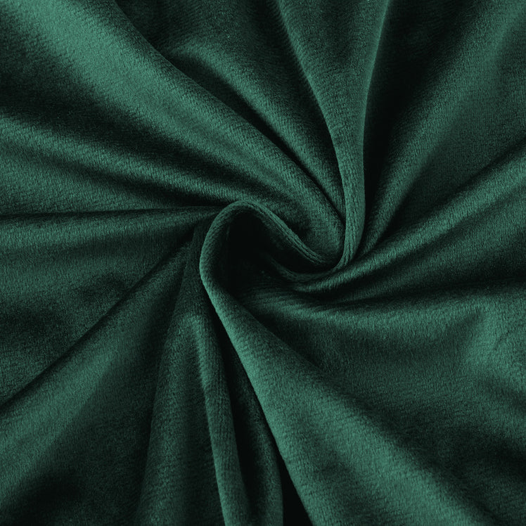 Crushed Velvet Duvet Cover Set Green