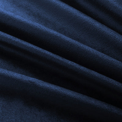 Crushed Velvet Duvet Cover Set Blue