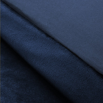 Crushed Velvet Duvet Cover Set Blue