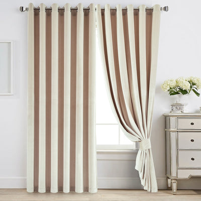 Velvet Matching Curtain Set