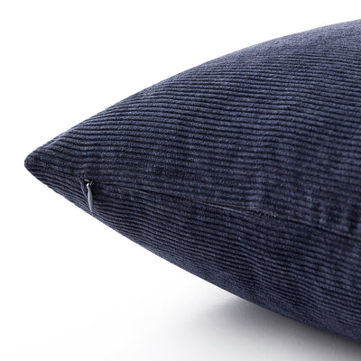 Velvet Corduroy Cushion Covers Navy
